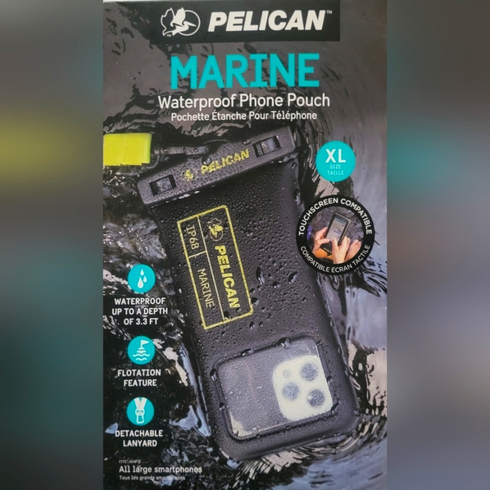 Pelican Marine - IP68 Waterproof Phone Pouch/Case (XL Size)